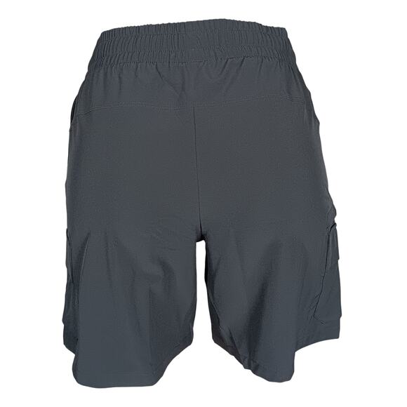 All In Motion 7" Cargo Shorts S Black Elastic Waist / Drawstring 5 Pockets - Picture 5 of 11